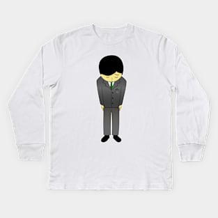 bow japanese 令和 Reiwa ra Japan new emperor Tenno Kids Long Sleeve T-Shirt